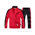 Wholesale Men Sport Winter 100% Polyester Black Tracksuit